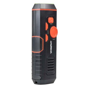 Life Gear StormProof Crank USB Radio Flashlight