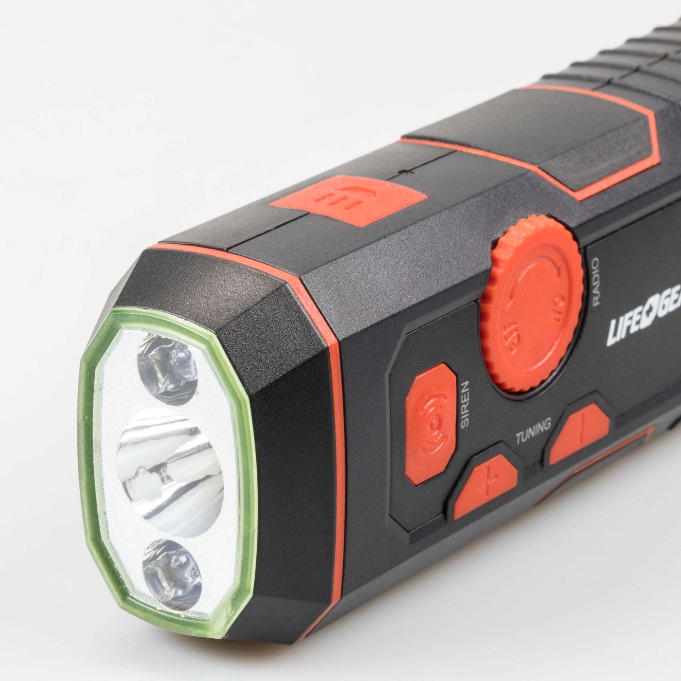 Life Gear StormProof Crank USB Radio Flashlight; image 7 of 7