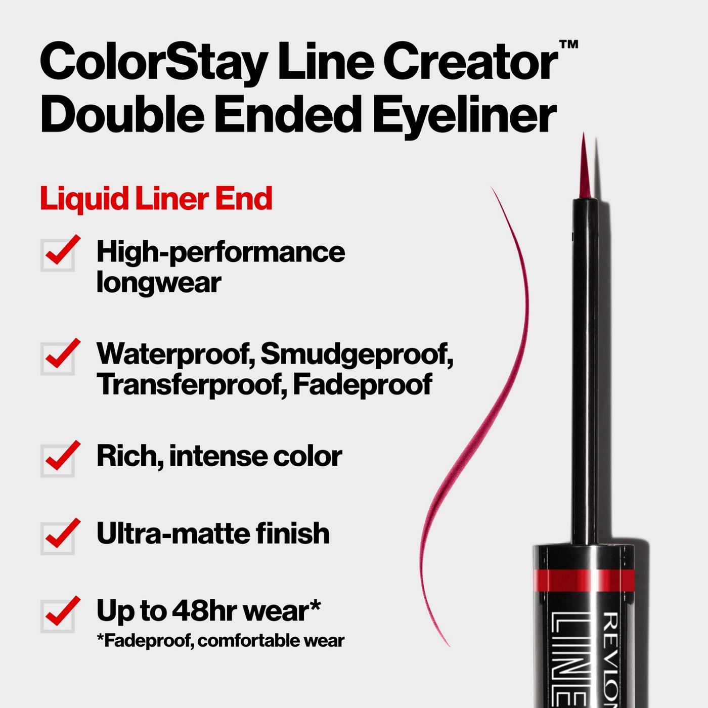 Revlon Colorstay Line Creator Double Ended Liner, Leathrcrft; image 5 of 7