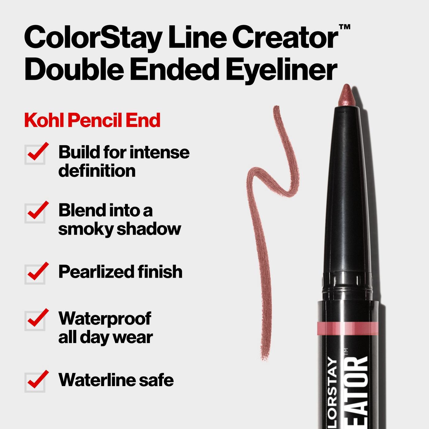 Revlon Colorstay Line Creator Double Ended Liner, Leathrcrft; image 3 of 3