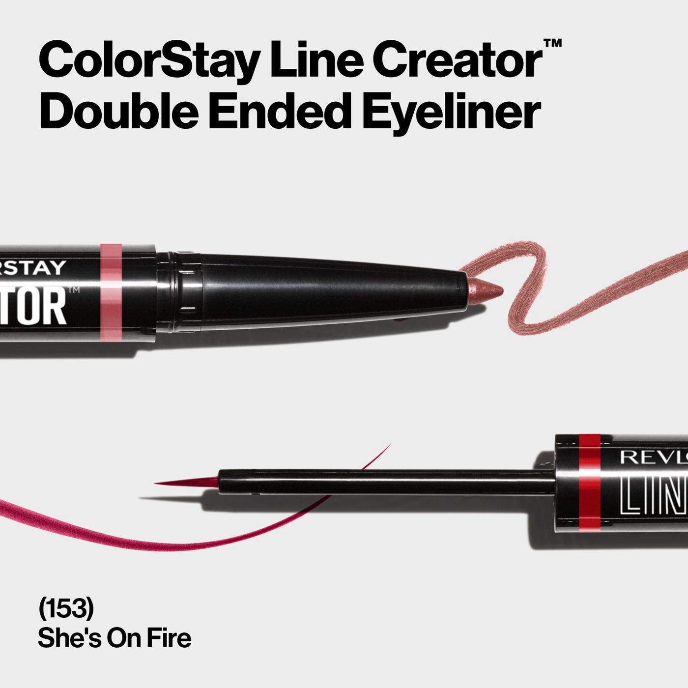 Revlon Colorstay Line Creator Double Ended Liner, She Fire; image 7 of 7