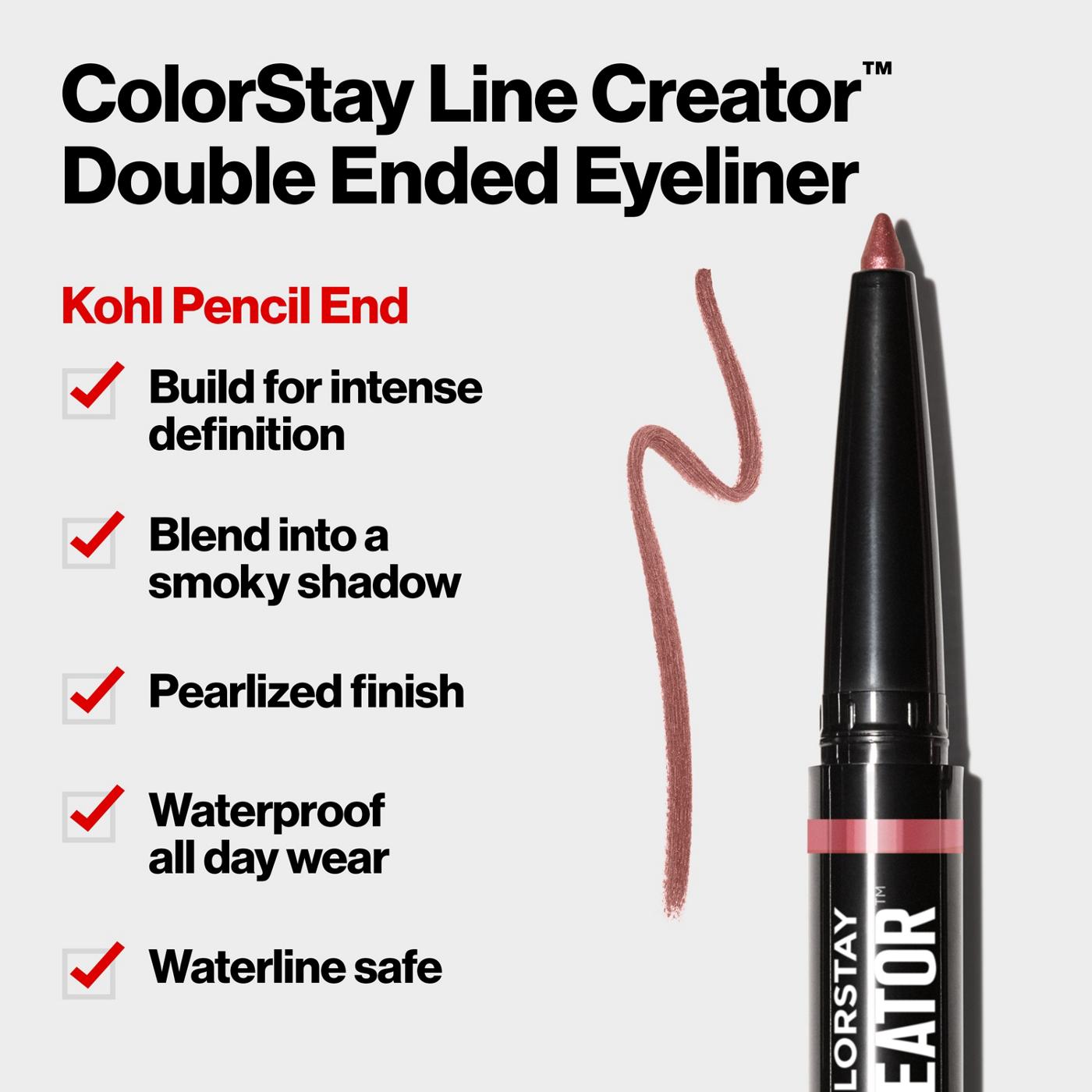 Revlon Colorstay Line Creator Double Ended Liner, Cool Ice; image 5 of 7