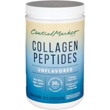 Central Market Collagen Peptides - Unflavored, 20 oz