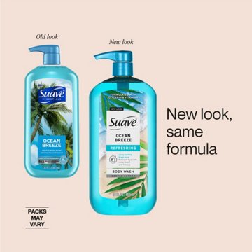 Suave Refreshing Body Wash - Ocean Breeze, 30 oz