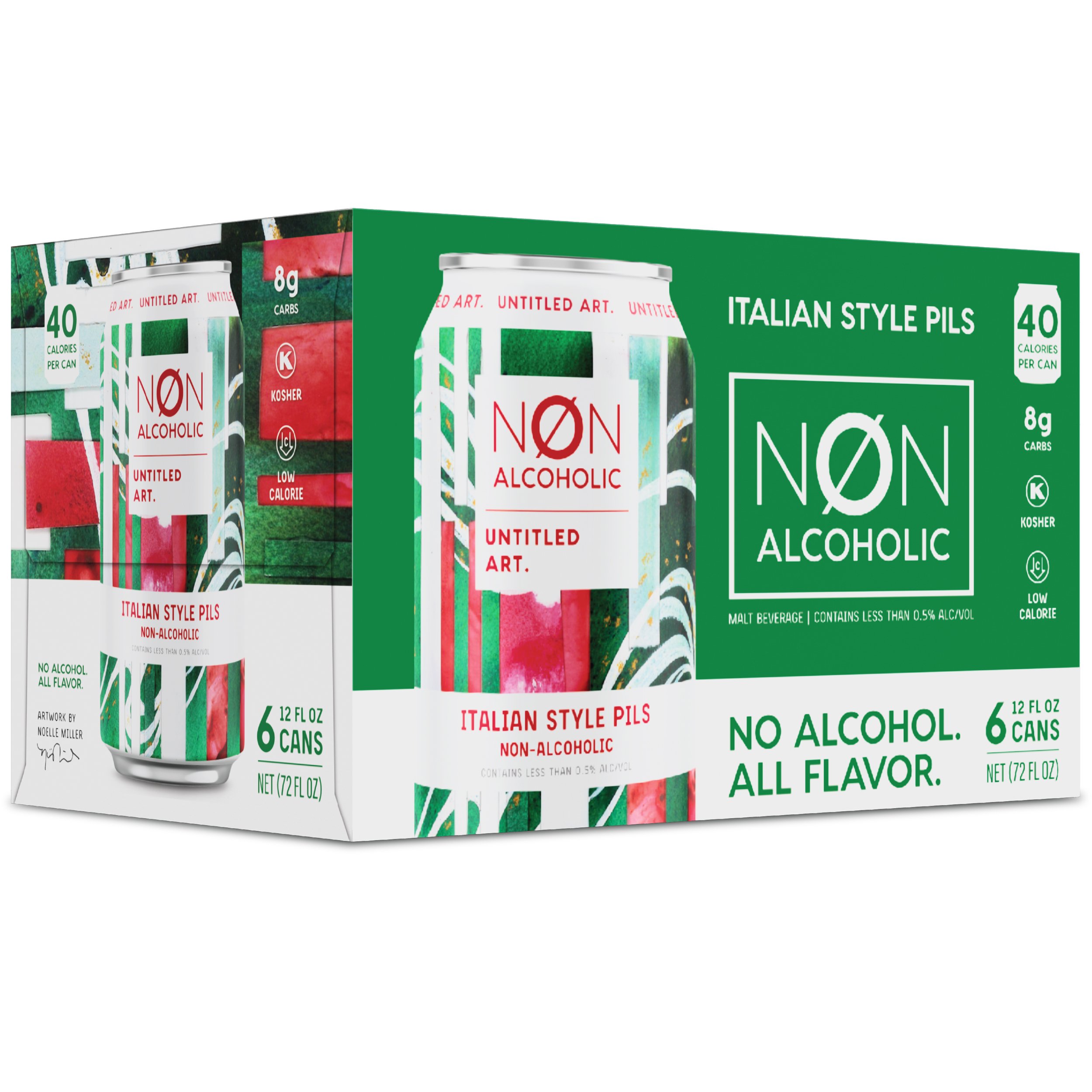 Untitled Art NonAlcoholic Italian Style Pilsner 12 oz Cans Shop at HEB