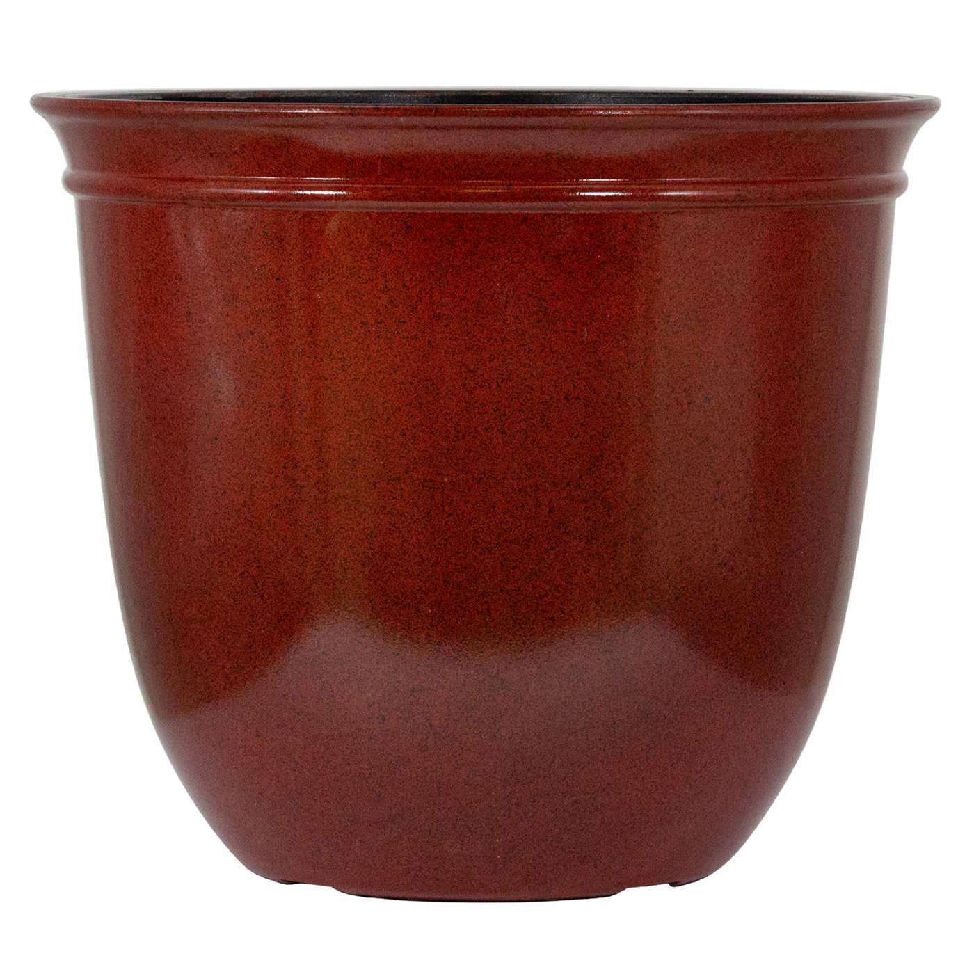 Trendspot Conner Resin Planter in Red; image 1 of 2