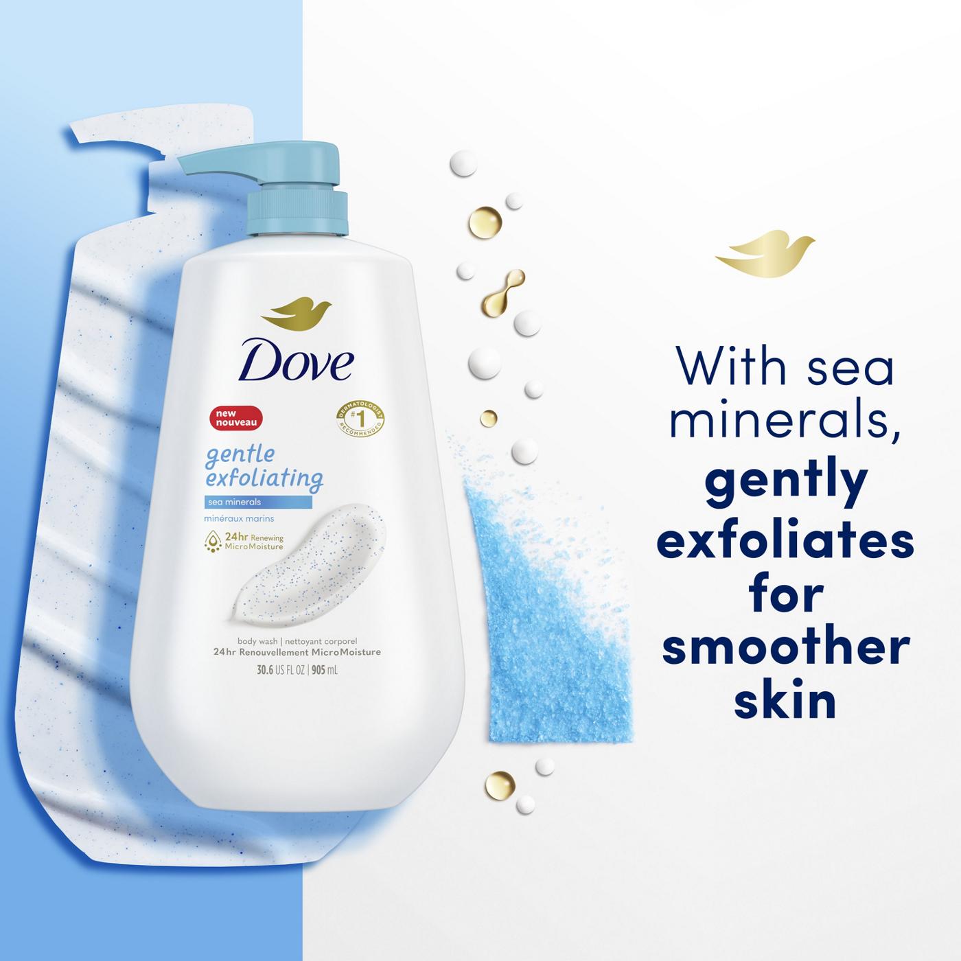 Dove Gentle Exfoliating Body Wash - Sea Minerals; image 6 of 9