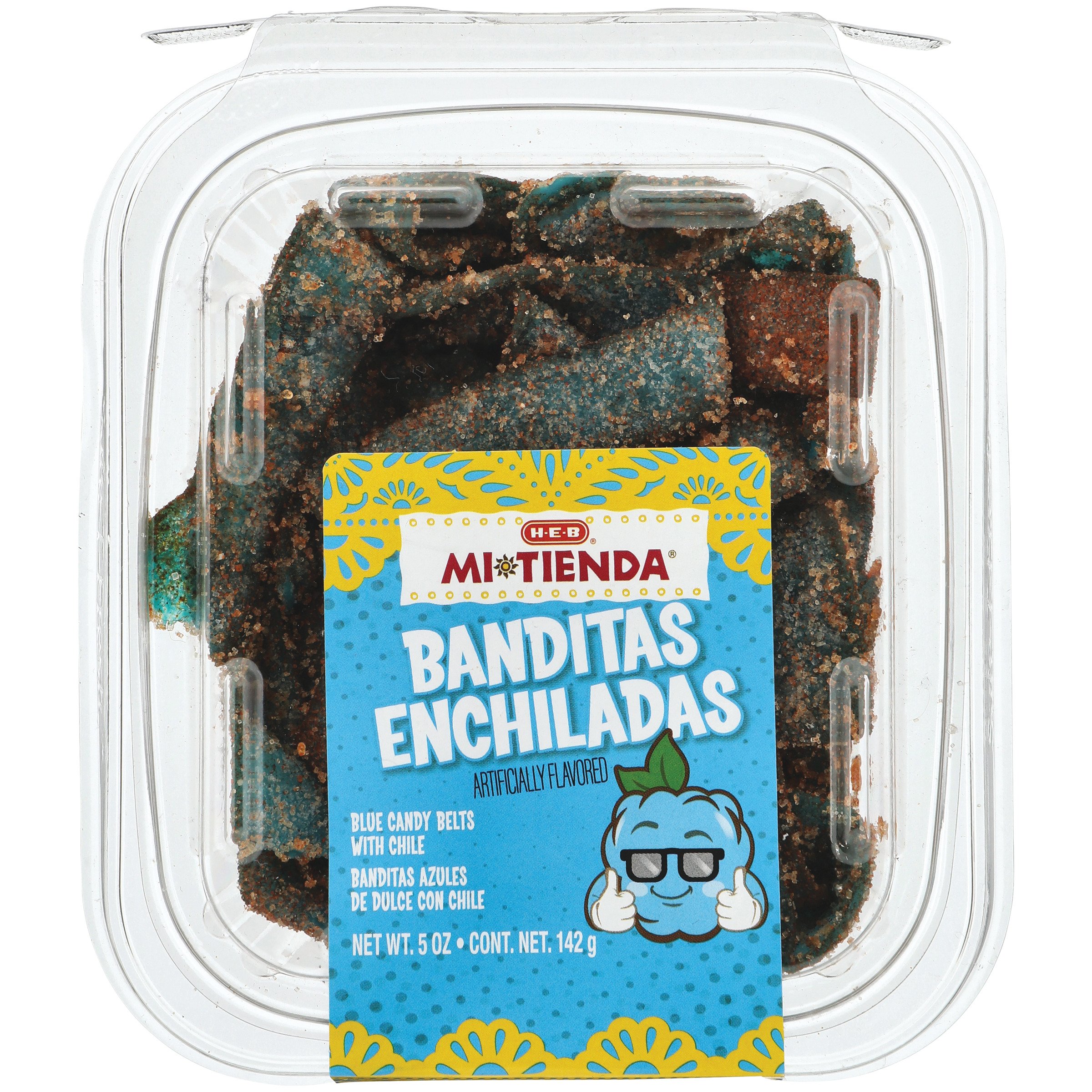 H-E-B Mi Tienda Bandidtas Enchiladas Blue Candy Belts with Chile - Shop ...