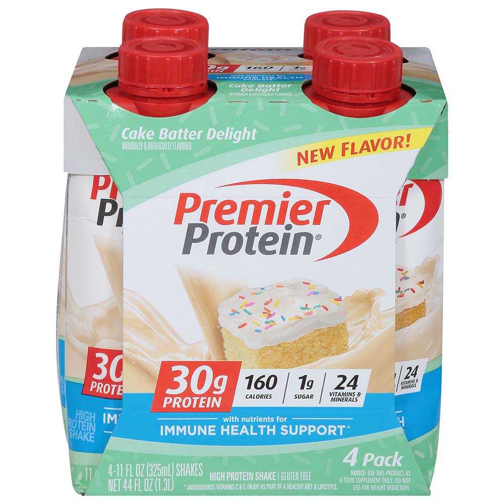 Premier Protein High Protein Shakes 30g Cake Batter Delight 11 Oz Shop Diet And Fitness At H E B