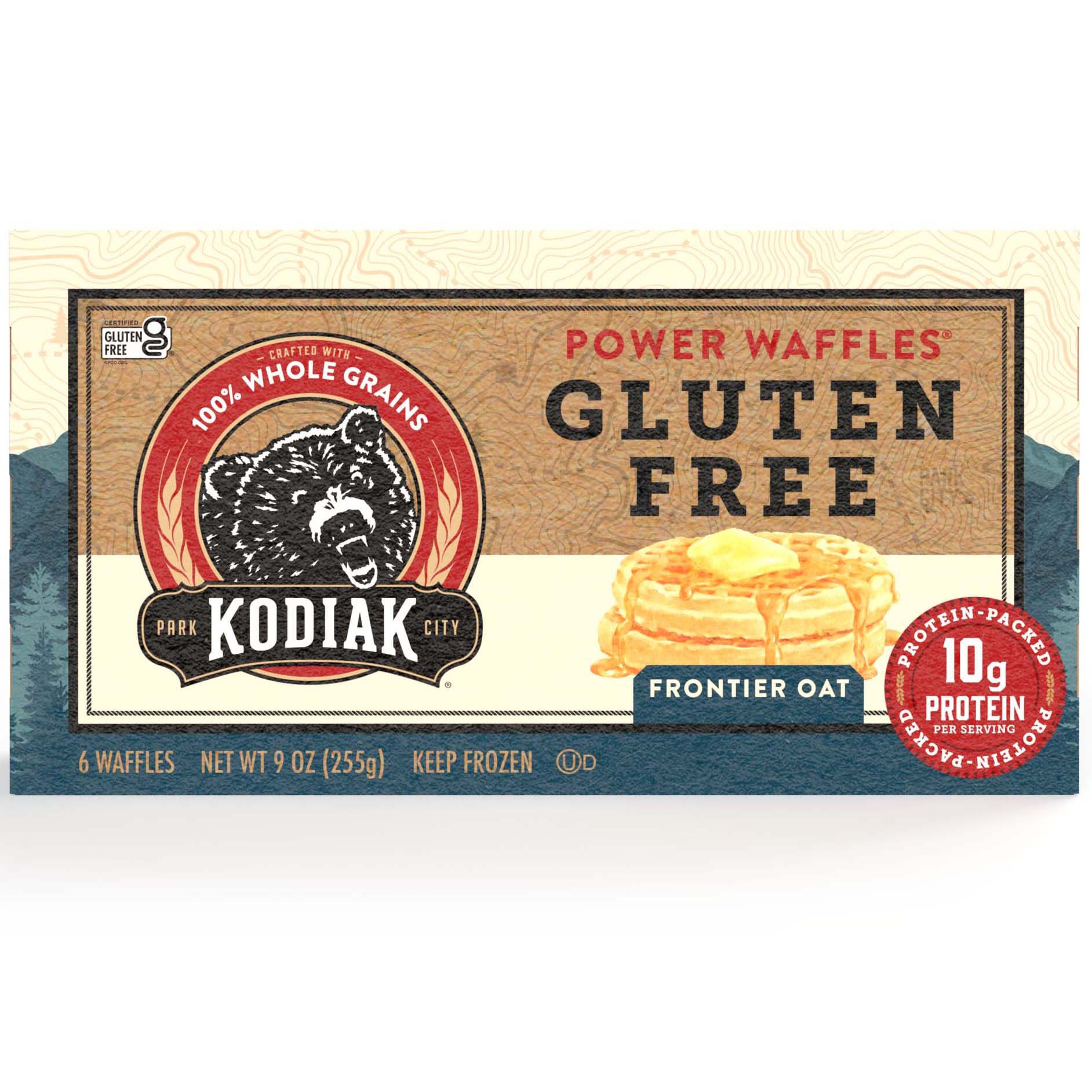 Kodiak Gluten Free Frontier Oat Power Waffles Shop Meals & Sides at HEB