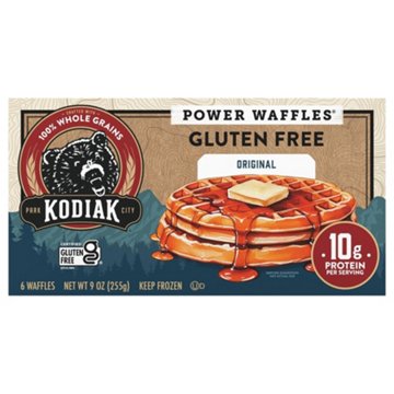 Kodiak 10g Protein Gluten Free Power Waffles - Frontier Oat