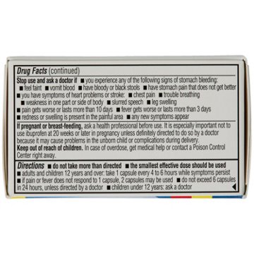 H-E-B Ibuprofen 200 mg Softgels, 20 ct