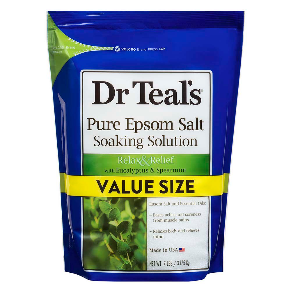 Dr Teal's Relax & Relief Pure Epsom Salt Soaking Solution Value Size ...