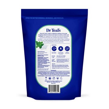 Dr Teal's Relax & Relief Pure Epsom Salt Soaking Solution Value Size, 7 lb