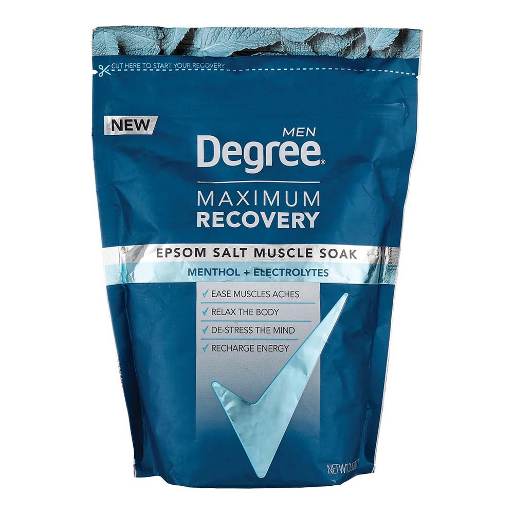 Degree Men Maximum Recovery Epsom Salt Muscle Soak Shop Bath & Skin