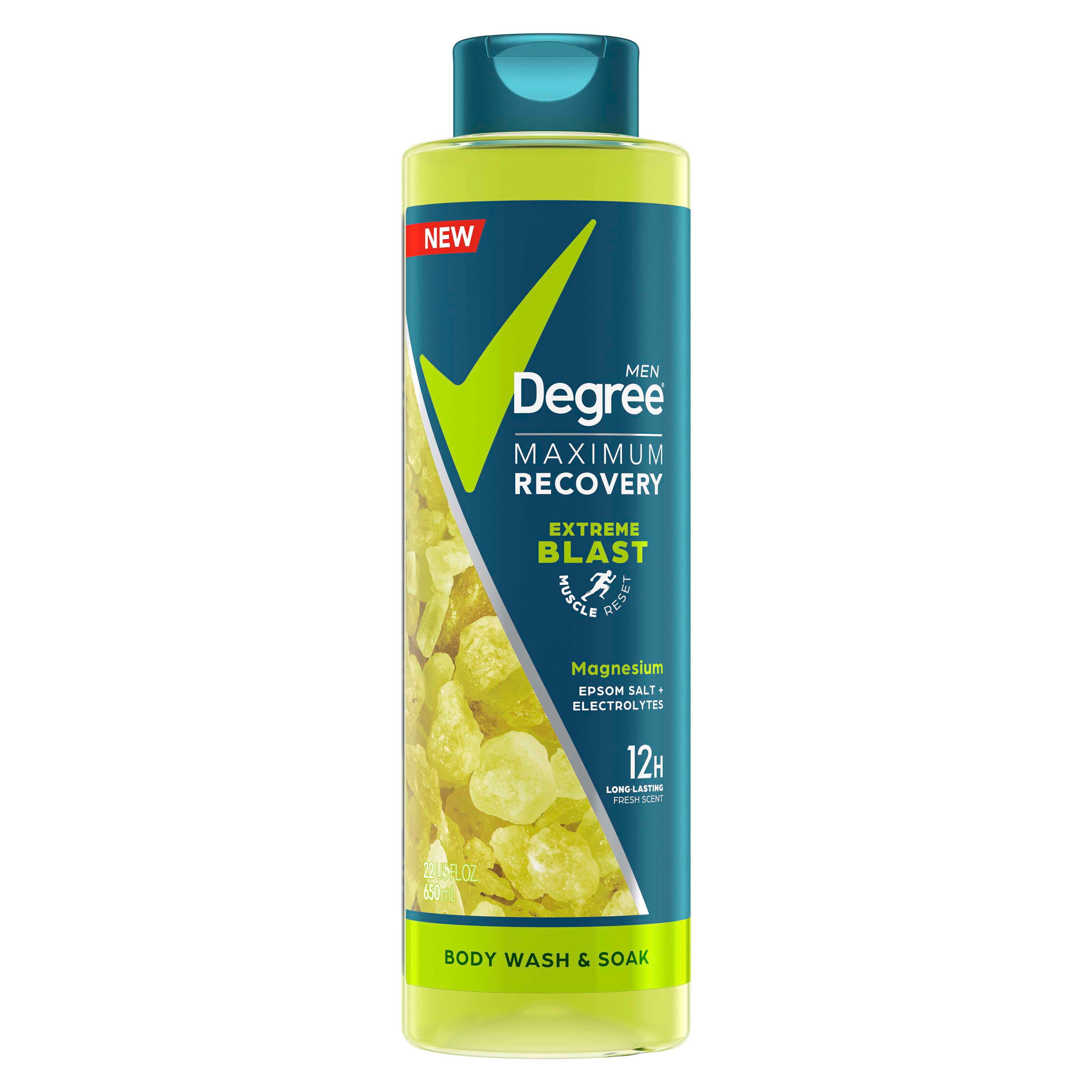 Degree Men Body Wash & Soak Extreme Blast + Epsom Salt + Electrolytes Shop Body Wash at HEB
