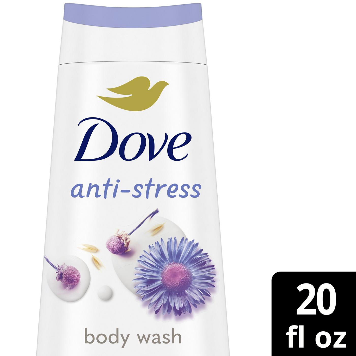 Dove Anti-Stress Body Wash - Blue Chamomile & Oat Milk; image 4 of 8