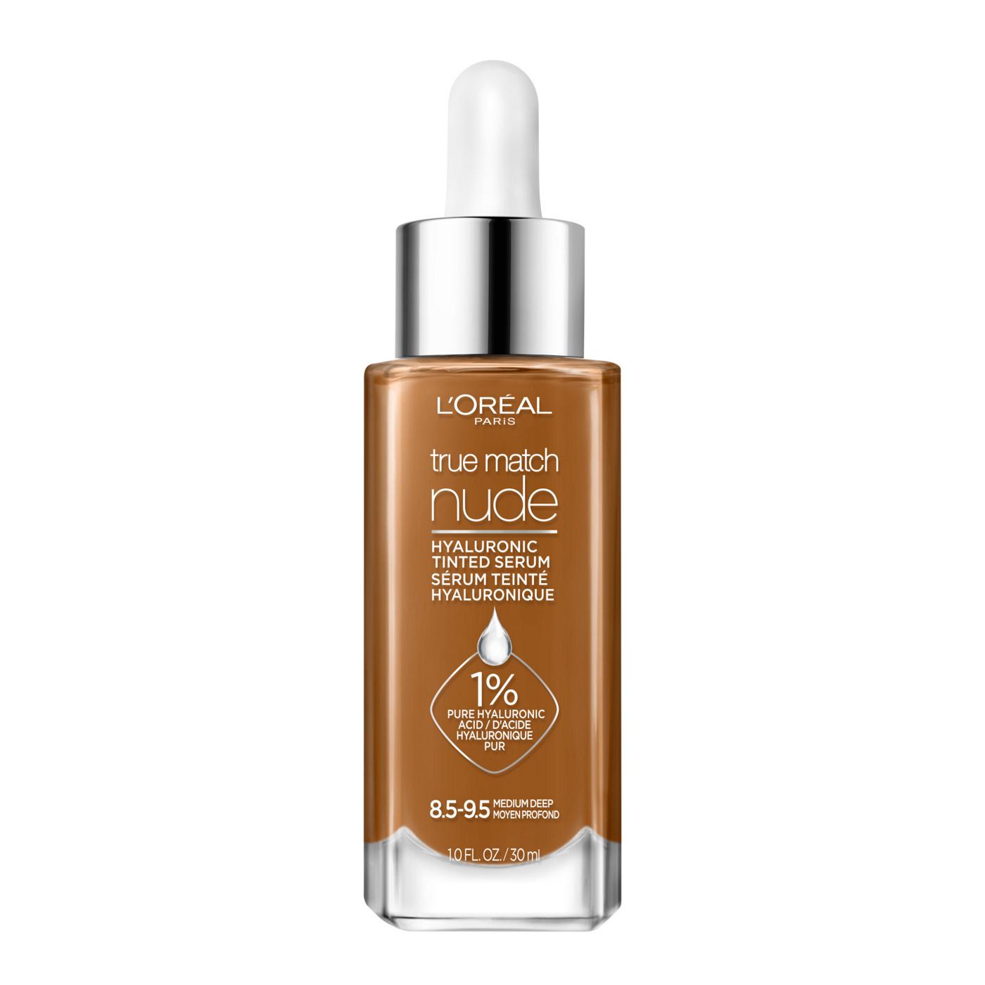 L'Oréal Paris True Match Hyaluronic Tinted Serum Foundation Makeup - Medium Deep 8.5-9.5; image 1 of 8