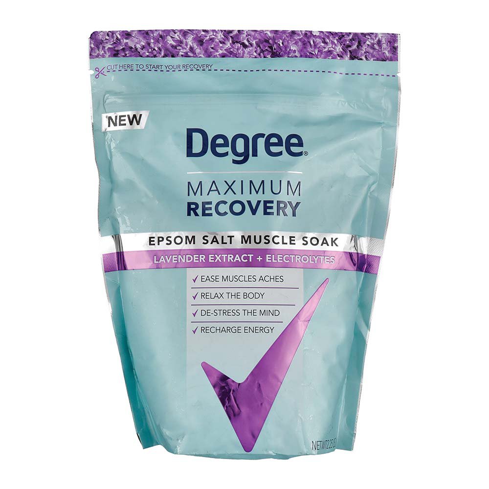 Degree for Women Maximum Recovery Epsom Salt Muscle Soak Shop Bath