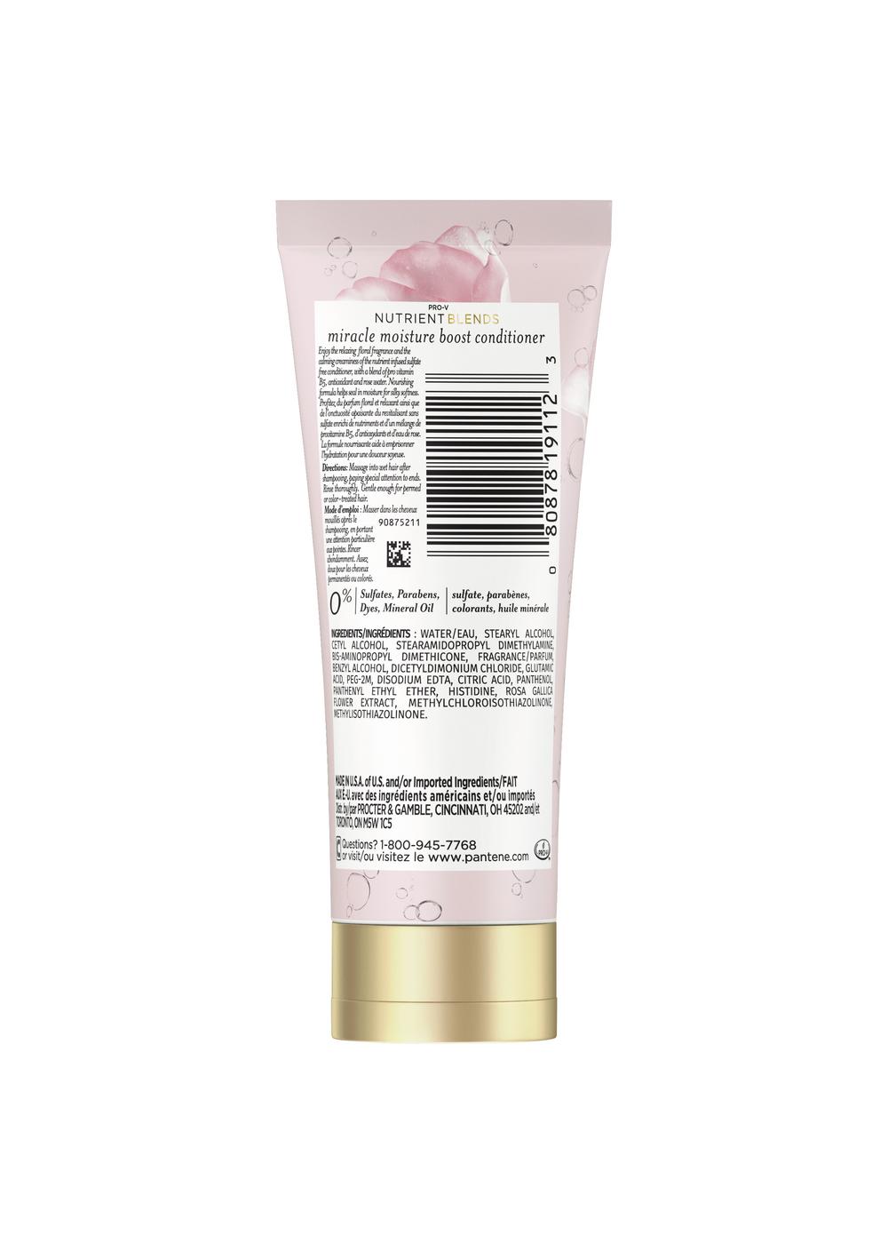 Pantene Pro-V Nutrient Blends Miracle Moisture Boost Conditioner; image 6 of 7