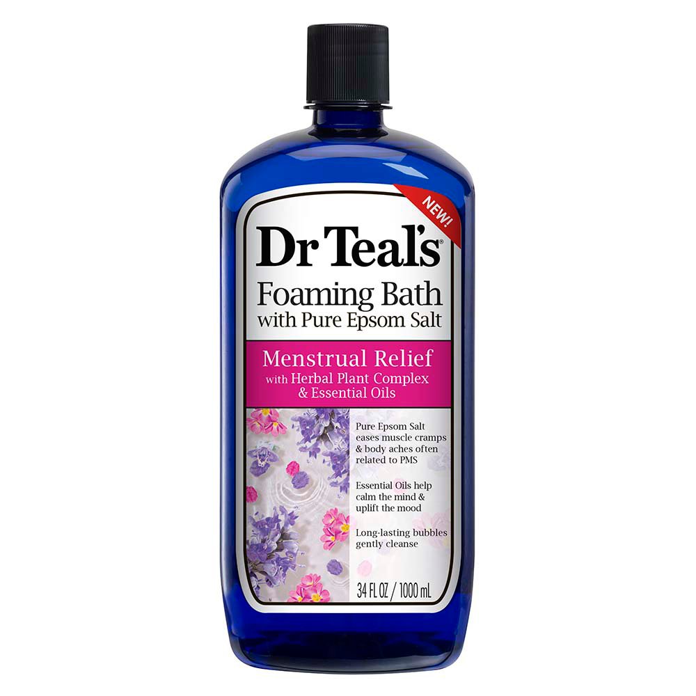 Dr Teal's Menstrual Relief Foaming Bath with Pure Epsom Salt Shop