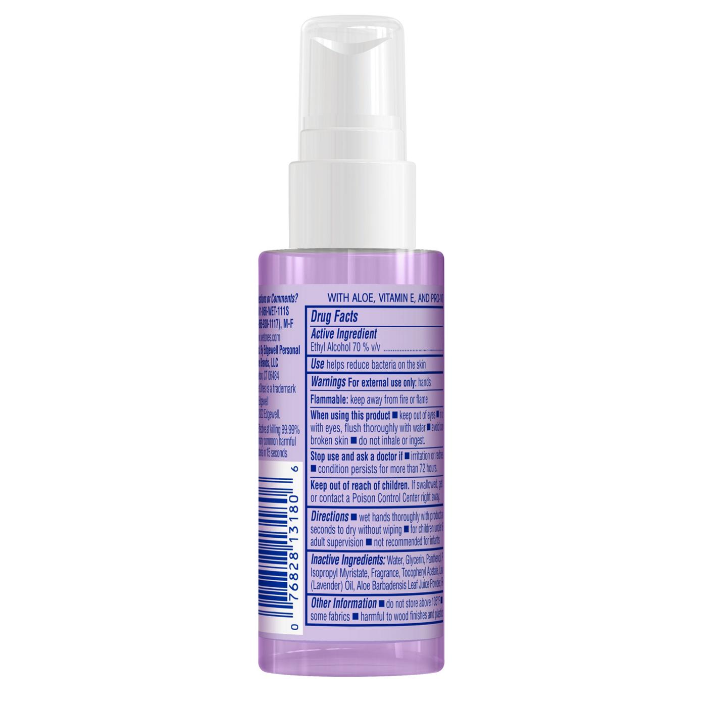 Wet Ones Travel Size Hydrating Hand Sanitizer Mist with Lavender Essential Oil; image 3 of 6