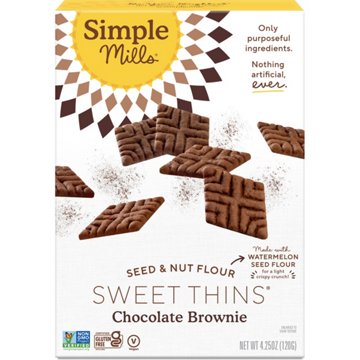 Simple Mills Seed & Nut Flour Chocolate Brownie Sweet Thins