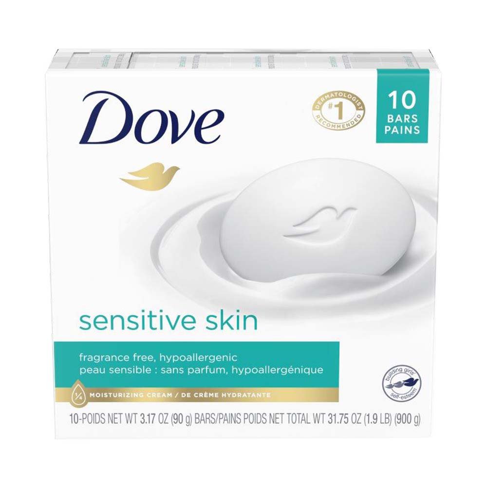 Dove Sensitive Skin Bar Soap - Shop Hand & bar soap at H-E-B