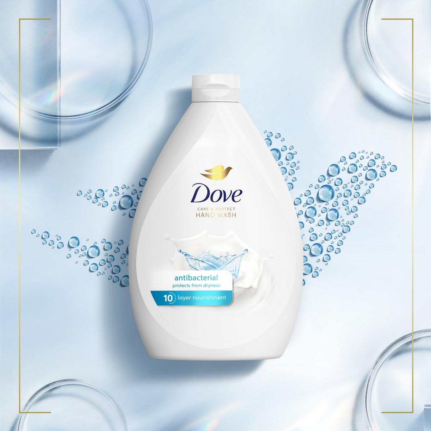 Dove Care & Protect Antibacterial Hand Wash More Moisturizers; image 2 of 10