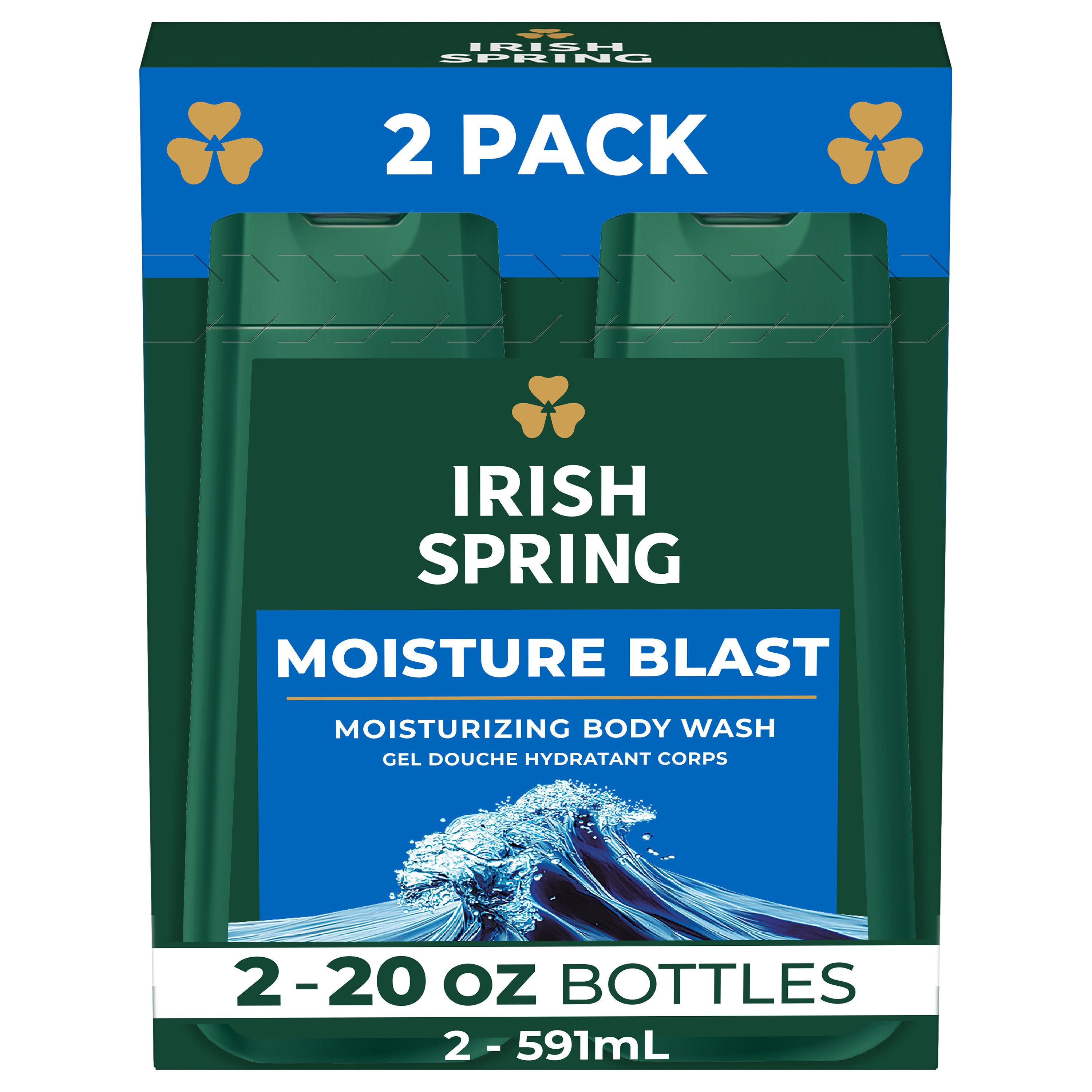 Irish Spring Moisture Blast Body Wash for Men Shop Body wash at HEB