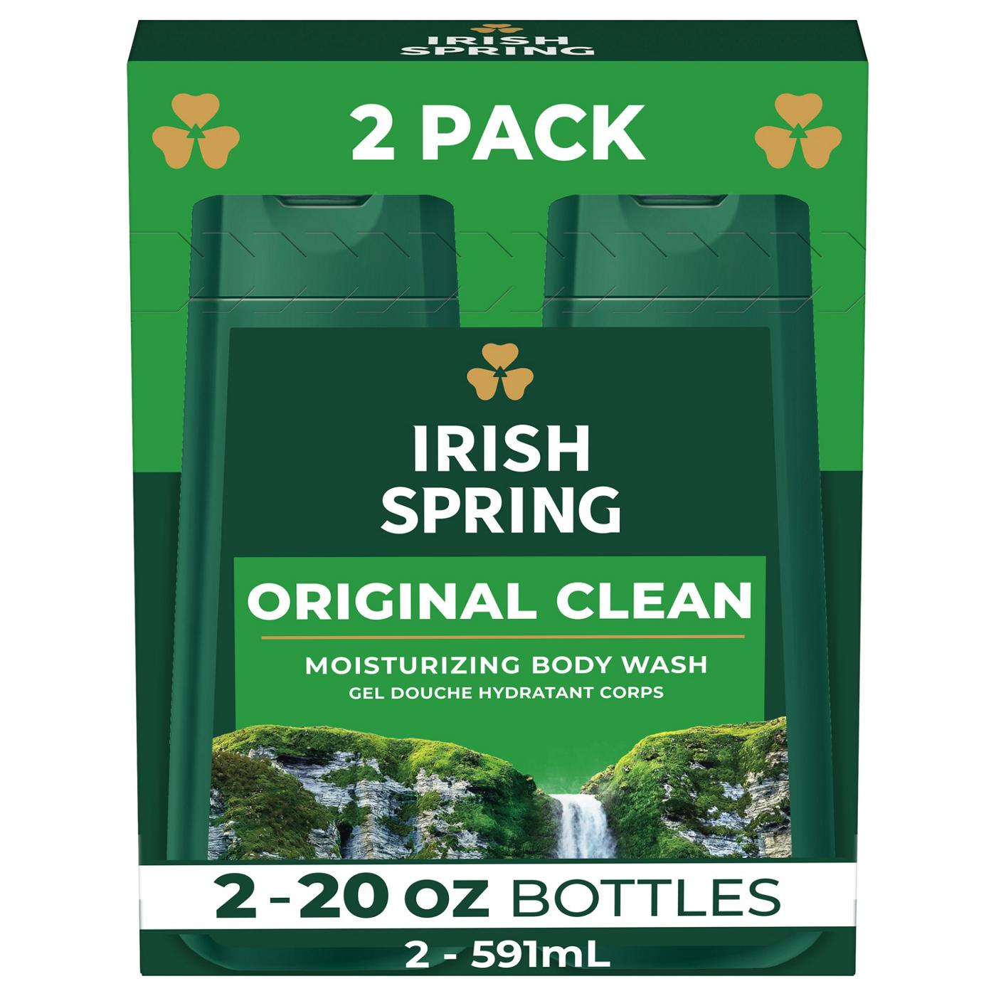 Irish Spring Original Clean Body Wash for Men Shop Body wash at HEB