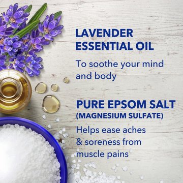 Dr Teal's  Soothe & Sleep with Lavender Epsom Salt Soaking Solution Value Size, 7 lb