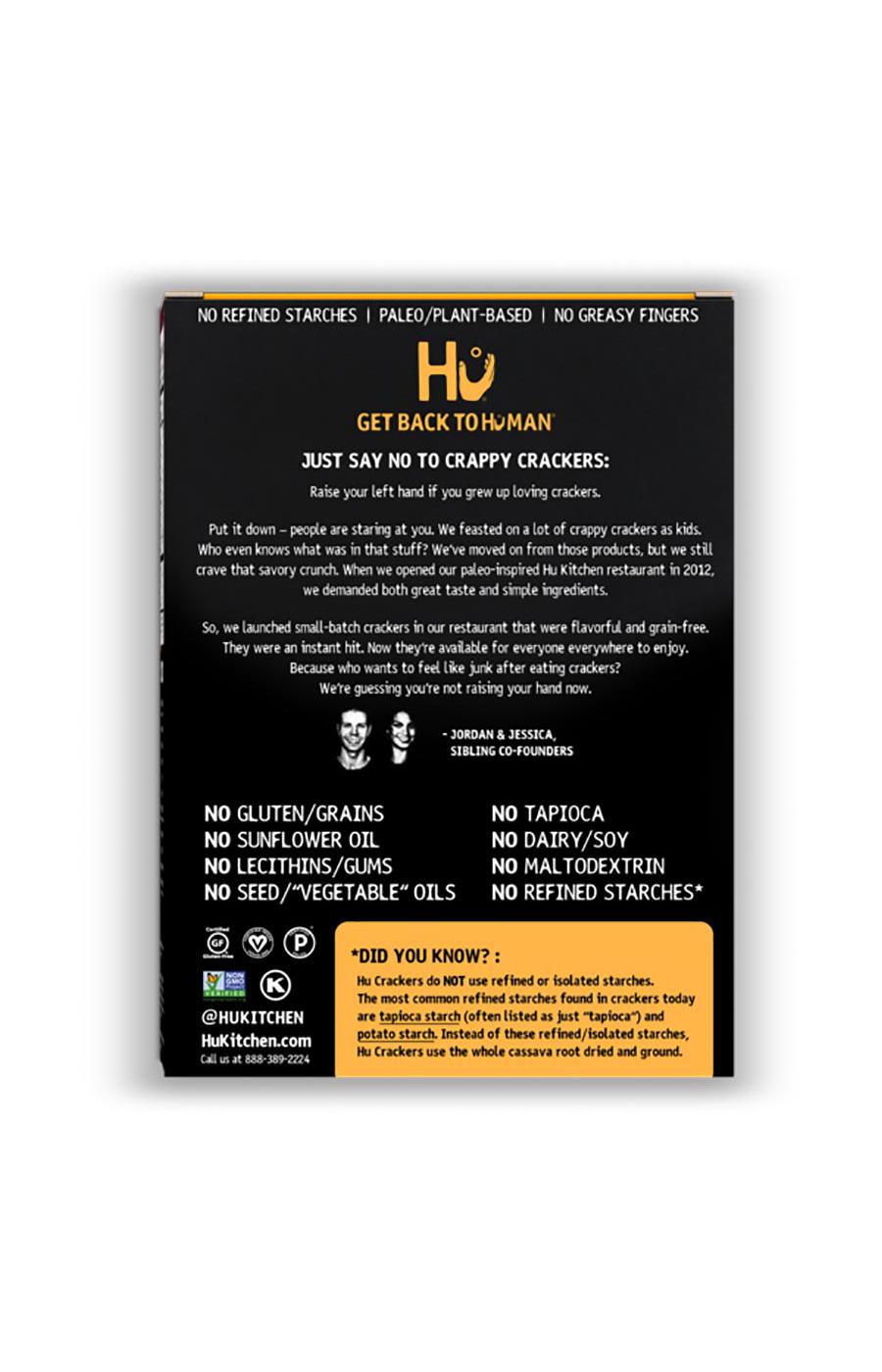 Hu Grain Free Everything Crackers Shop Crackers & breadsticks at HEB