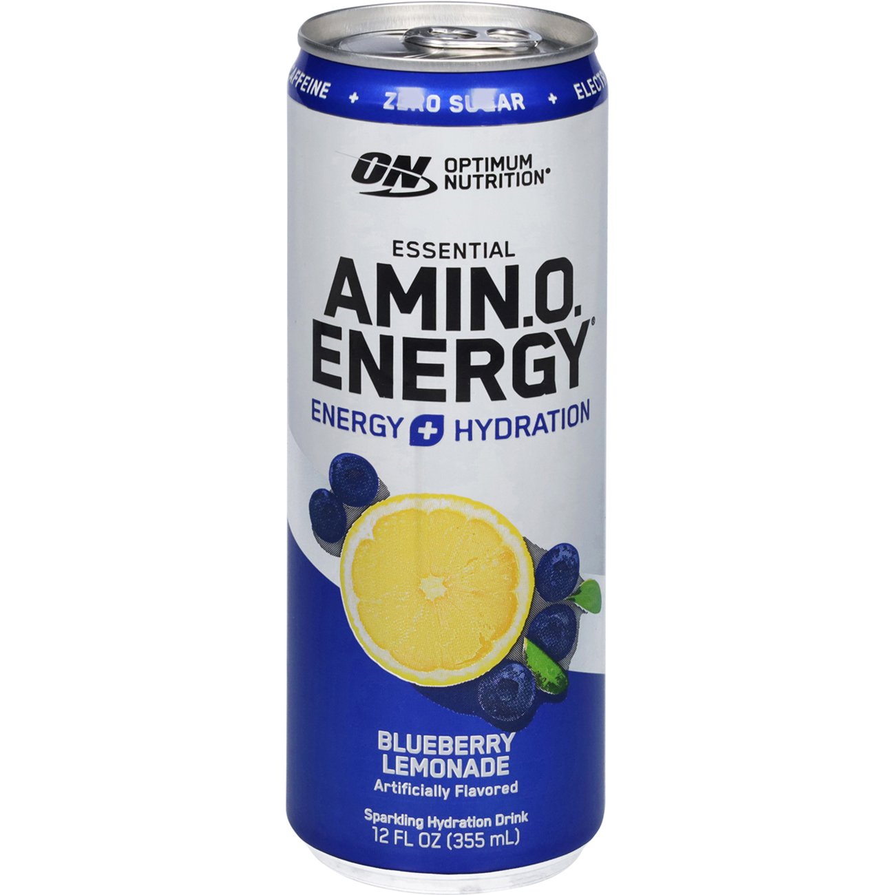 Optimum Nutrition Essential Amin.O Energy + Electrolytes Hydration Drink - Blueberry Lemonade, 12 oz