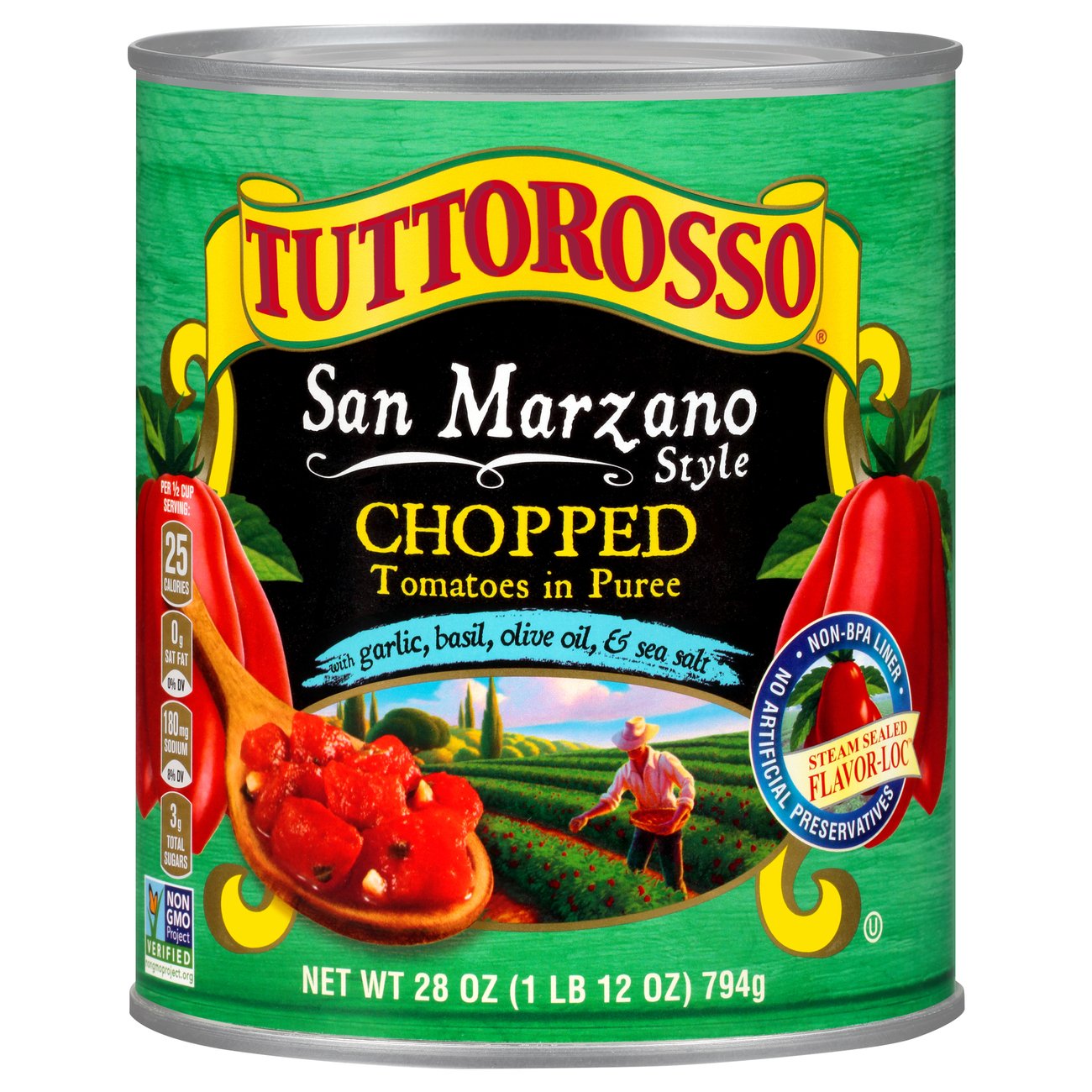 Tuttorosso San Marzano Style Chopped Tomatoes In Puree Shop Tomatoes