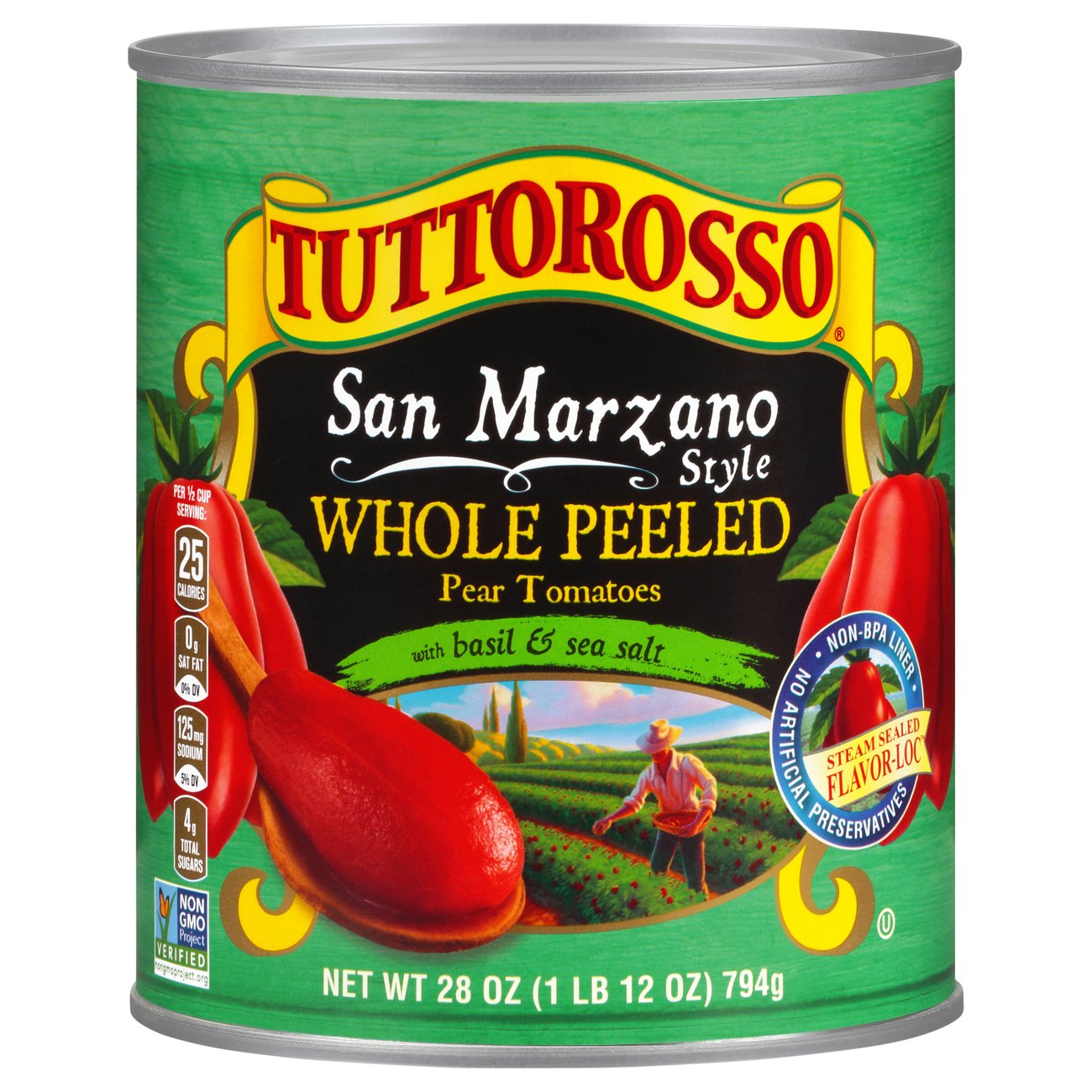 Tuttorosso San Marzano Style Whole Peeled Pear Tomatoes In Juice Shop