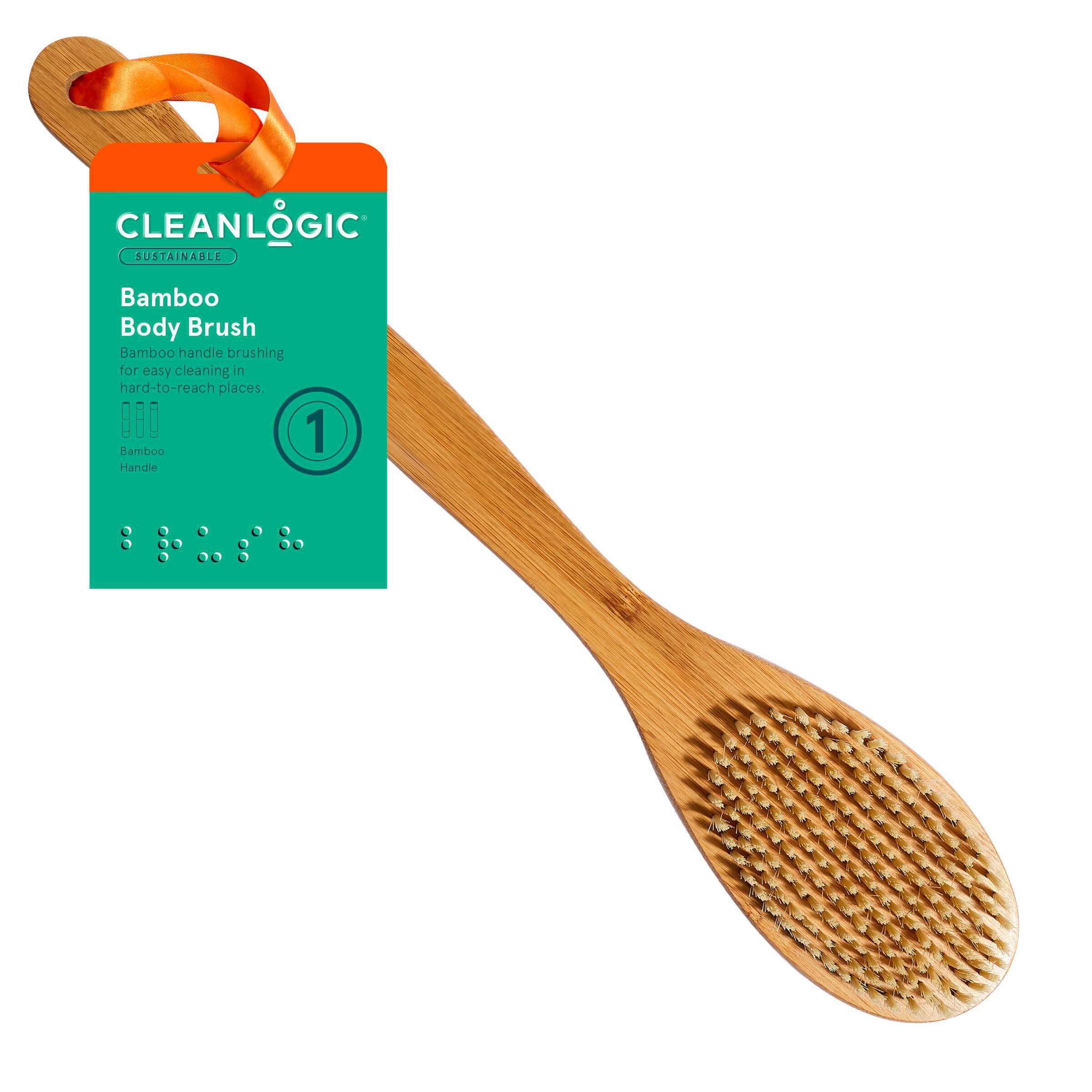 Cleanlogic Bamboo Body Brush Shop Accessories at HEB
