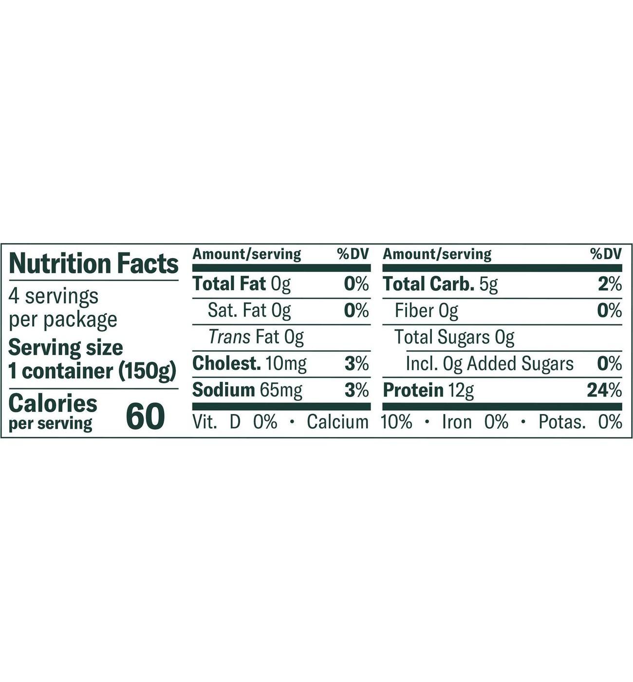 Chobani Zero Sugar Non-Fat Vanilla Greek Yogurt; image 5 of 5