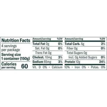 Chobani Zero Sugar Non-Fat Vanilla Greek Yogurt, 4 ct