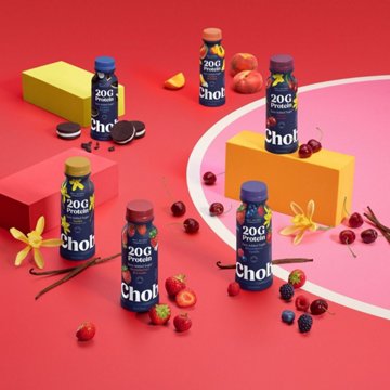 Chobani 20G Protein Zero Sugar Added Yogurt Drink - Mixed Berry Vanilla, 10 oz