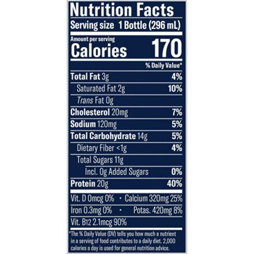 Chobani 20G Protein Zero Sugar Added Yogurt Drink - Mixed Berry Vanilla, 10 oz