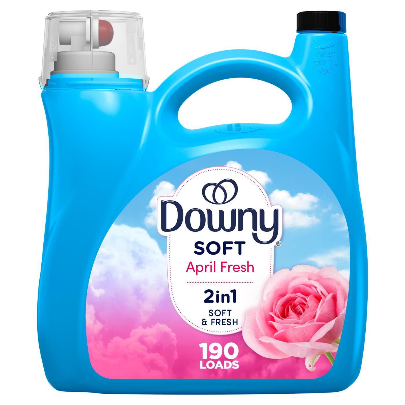 Downy Ultra HE Liquid Fabric Conditioner, 190 Loads - April Fresh; image 1 of 9