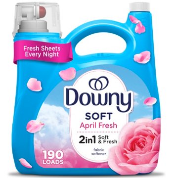 Downy Ultra HE Liquid Fabric Conditioner, 190 Loads - April Fresh, 140 oz