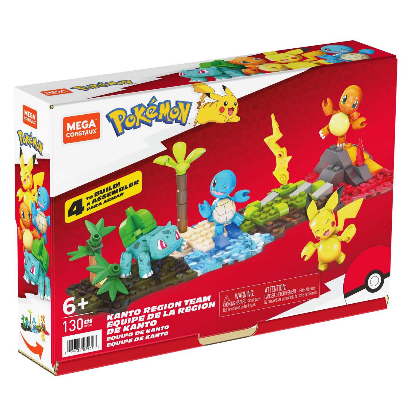 Mega Construx Pokemon Kanto Region Team Playset; image 2 of 2