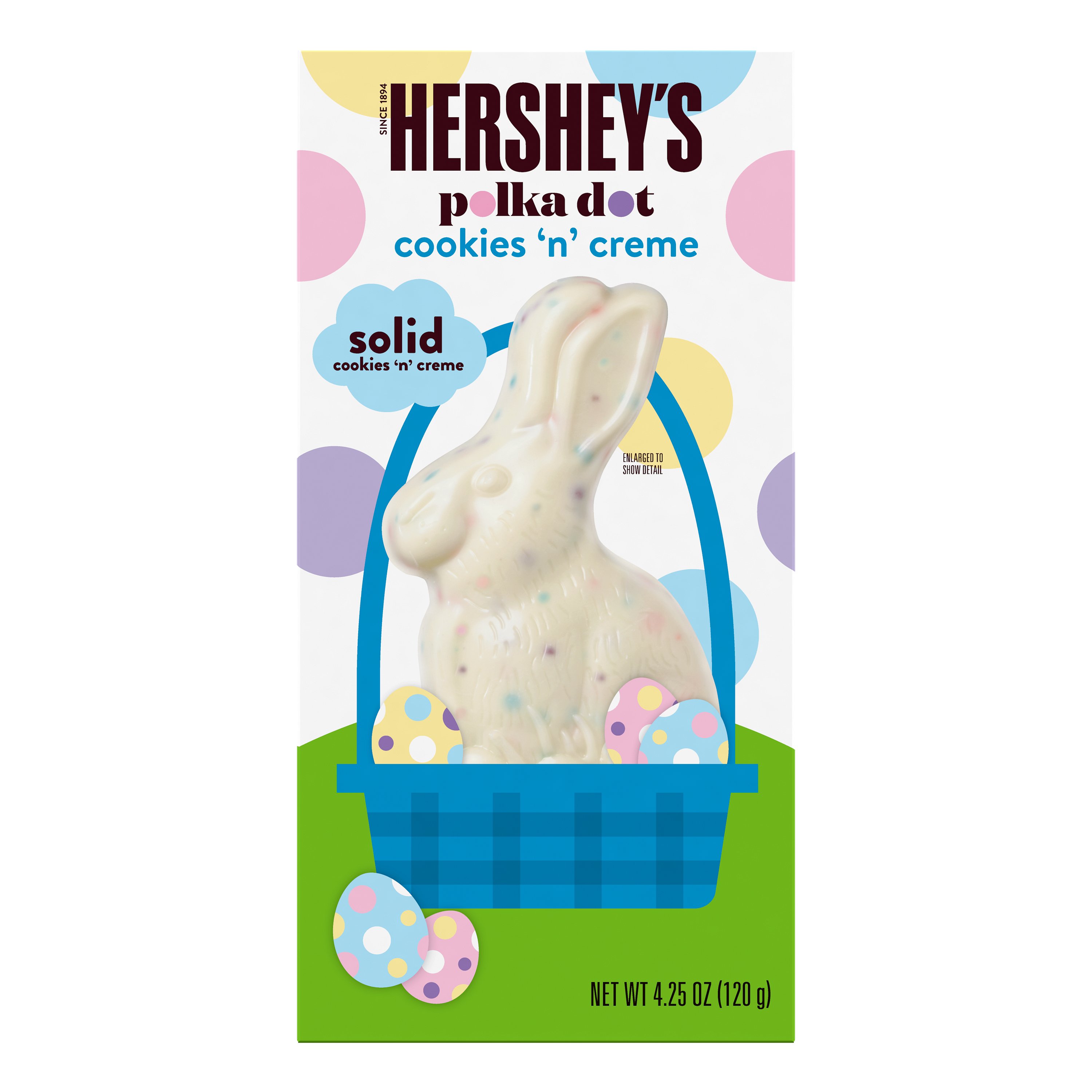 Hershey's Cookies 'n' Creme Polka Dot Bunny Easter Candy - Shop Candy ...