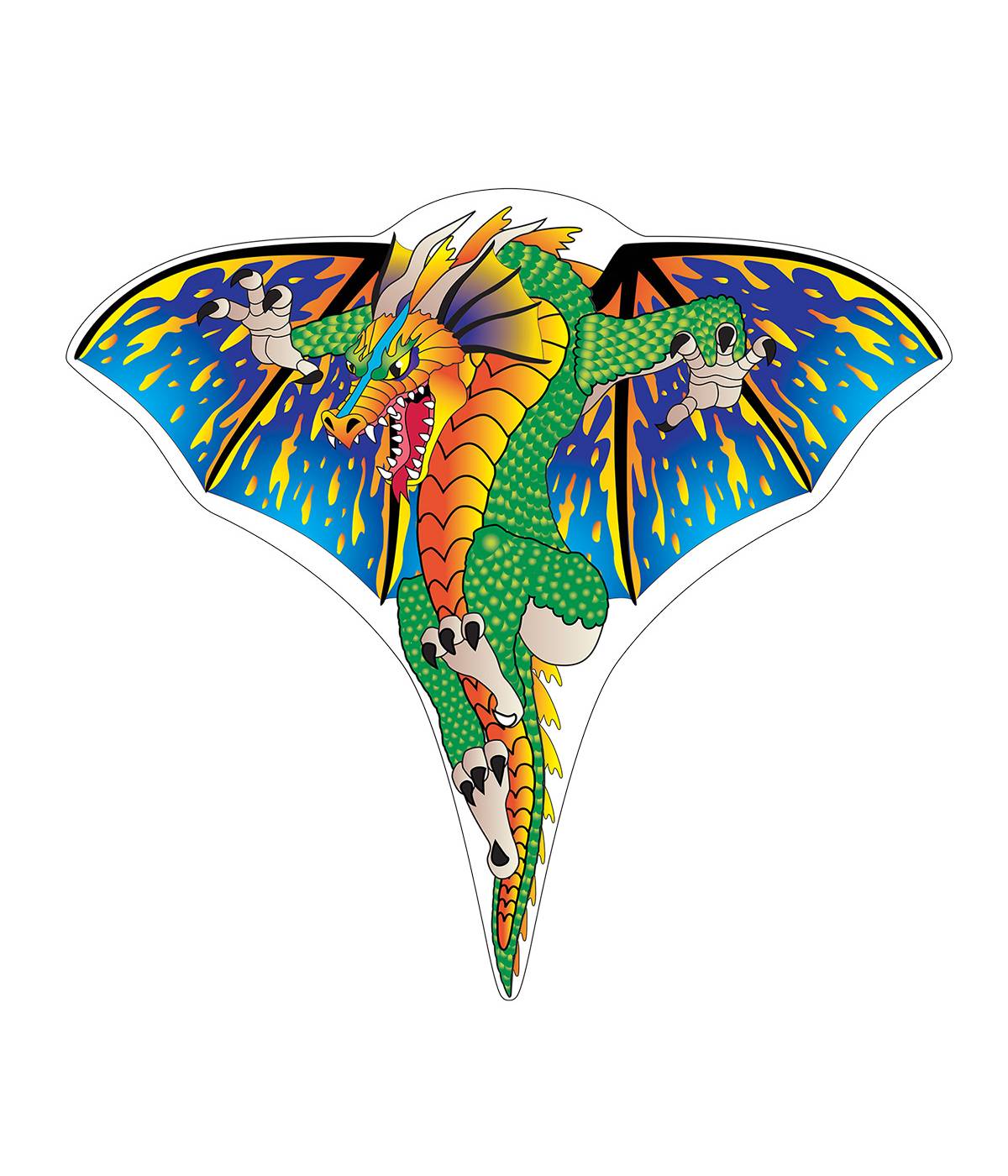 X Kites by BrainStorm Dragon Poly Kite, Assorted; image 2 of 4