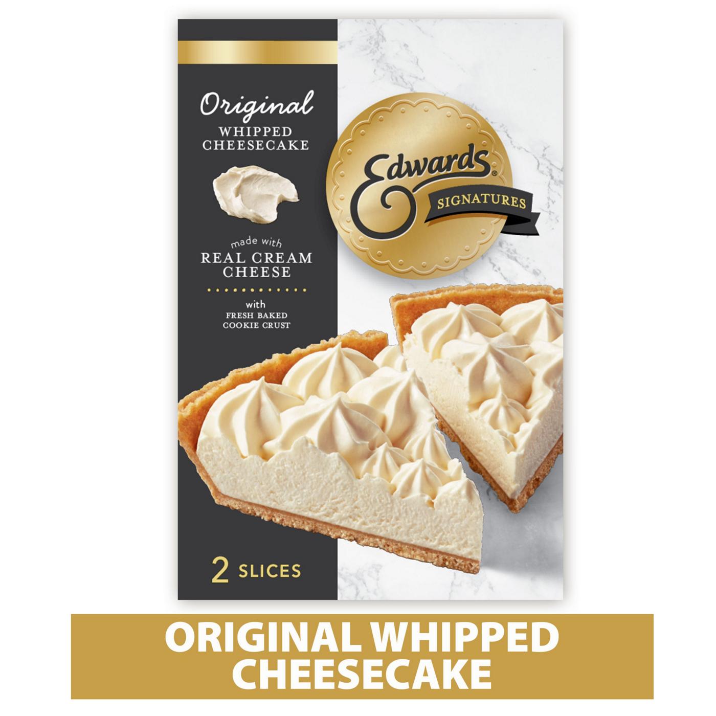 Edwards Singles Desserts Frozen Original Whipped Cheesecake Slices; image 6 of 10