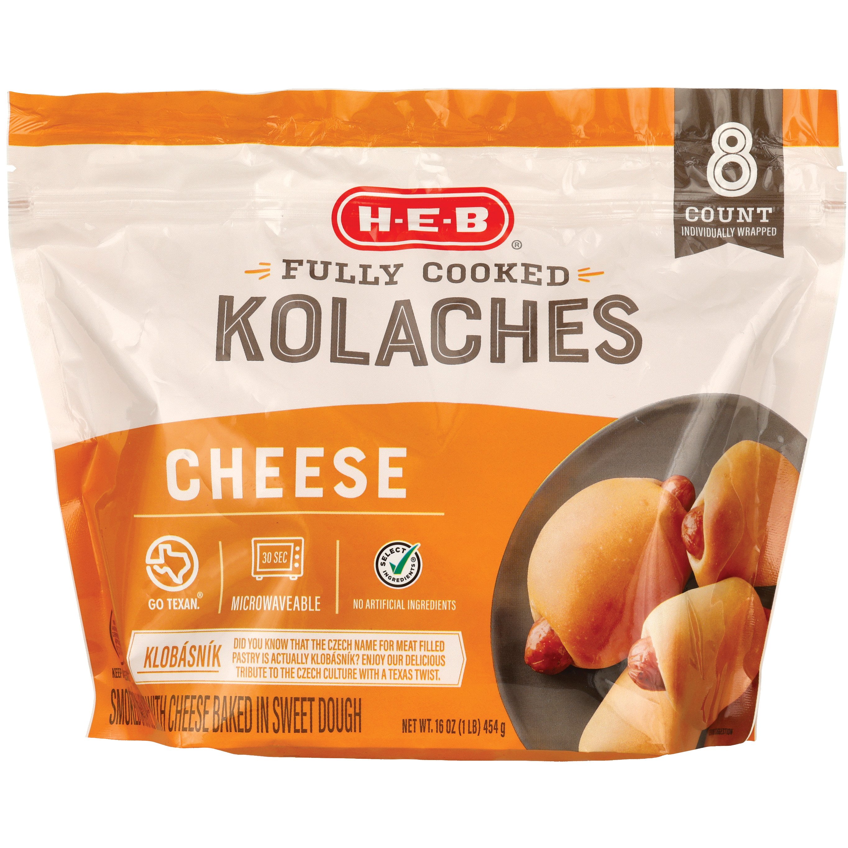 H-E-B Fully Cooked Sausage Cheese Kolaches - Shop Ready Meals & Snacks ...