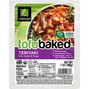 Nasoya Plantspired Tofubaked Teriyaki , 7 oz