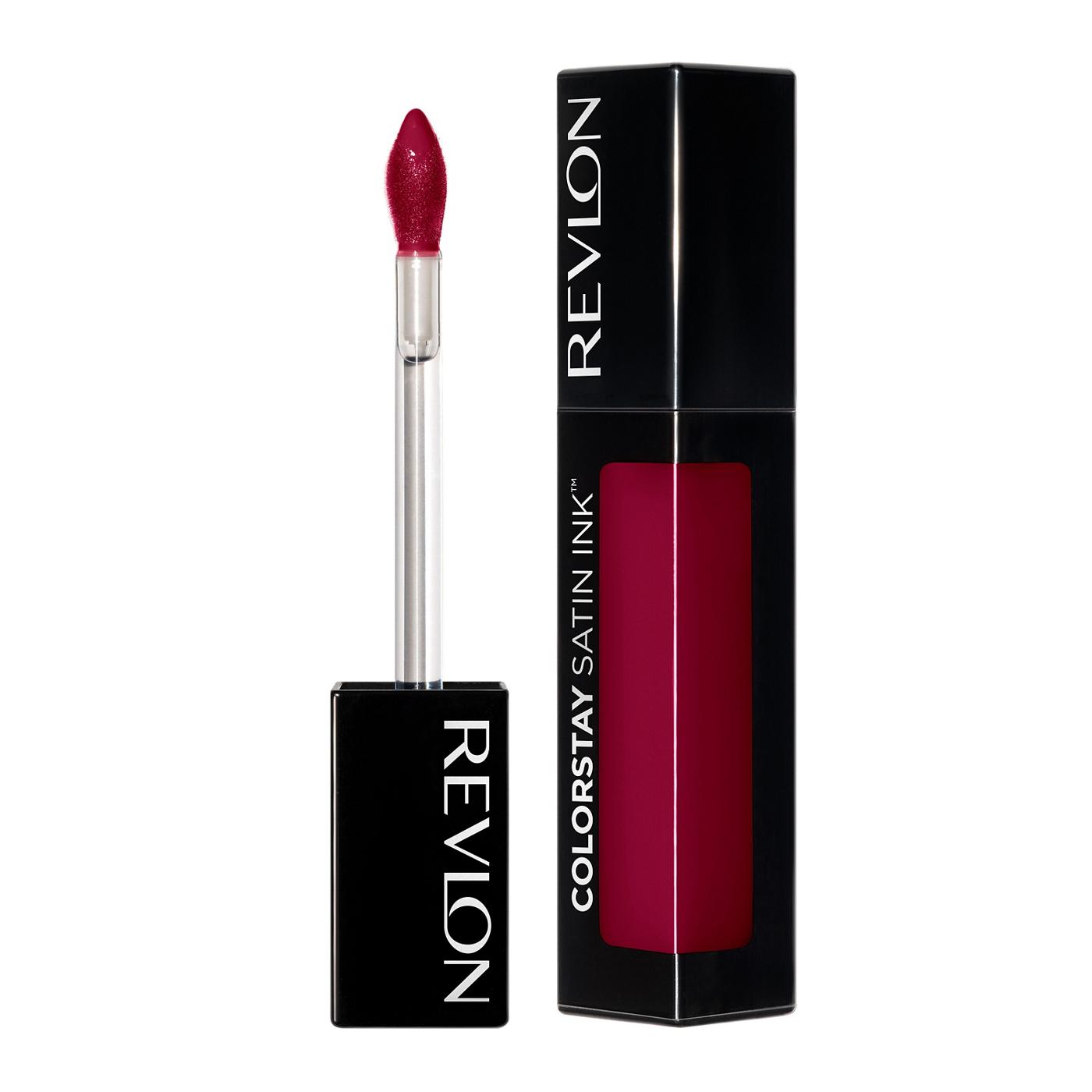 Revlon ColorStay Satin Ink Crown Jewels Liquid Lipstick, Regal Ruby; image 2 of 7